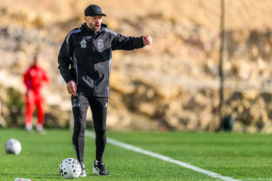 Coach Andreas Alm of Liepaja