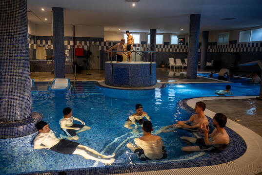 Laget är på spa