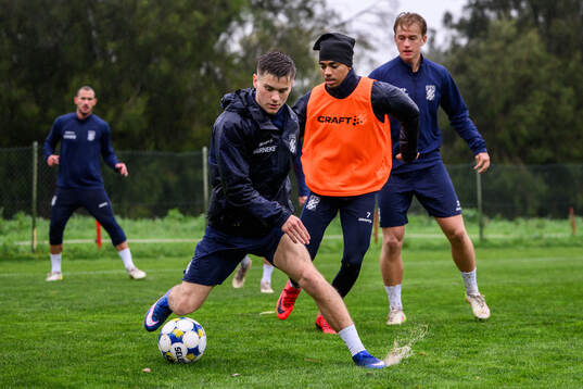 IFK Göteborgs Leo Radakovic och Sebastian Clemmensen
