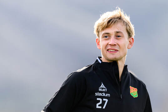 under en fotbollsträning med GAIS