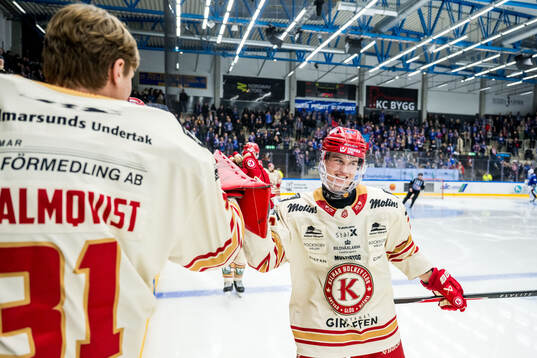 Kalmars Valdemar Johansson jublar