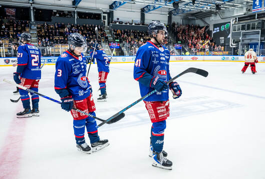 Oskarshamns Ludvig Östman och Melker Eriksson deppar