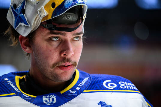 Leksands målvakt Marcus Gidlöf
