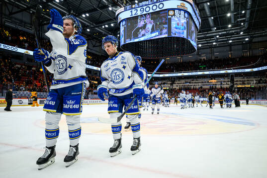 Leksands Olle Strandell och Marcus Karlberg deppar