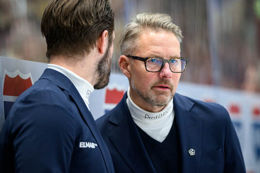 Leksands tränare Johan Hedberg
