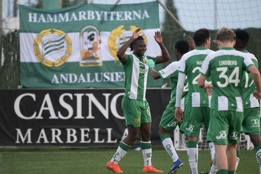 Hammarbys Moise Elohim Victoire Kabore jublar
