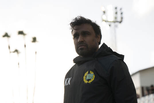 Hammarbys tränare Kalle Karlsson