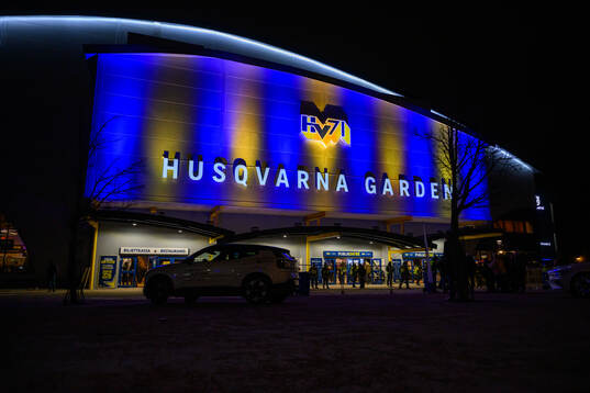Exteriör vy av Husqvarna Garden
