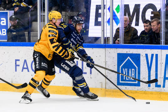 Skellefteås Rasmus Bergqvist och HV71s Joona Luoto