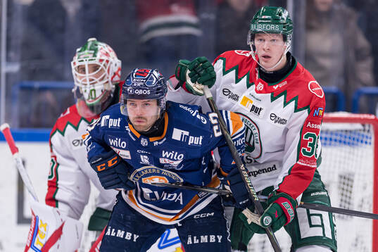Växjös Manuel Ågren och Frölundas Oskar Wahlberg