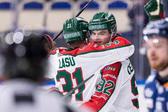 Frölundas Filip Cederqvist jublar