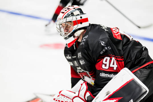 Malmö Redhawks målvakt Marek Langhamer