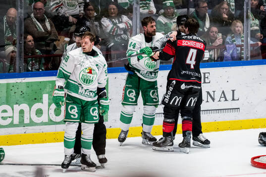 Rögles Filip Johansson och Calvin De Haan och Malmö
