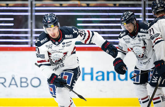 Linköpings David Bernhardt jublar
