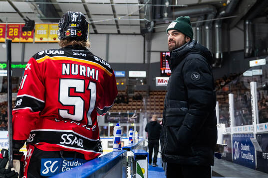 Luleås Markus Nurmi och Frederic Allard