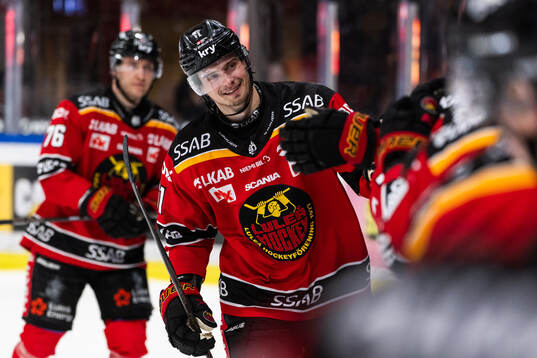 Luleås Markus Nurmi jublar