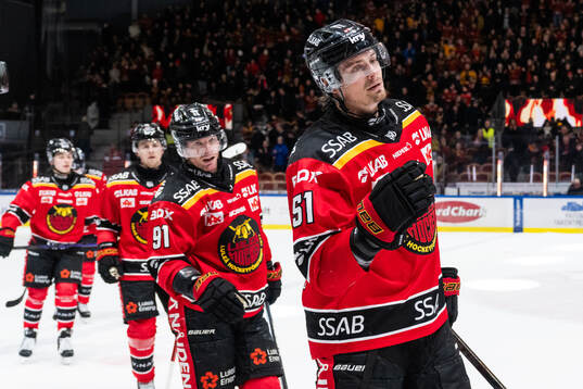 Luleås Markus Nurmi jublar