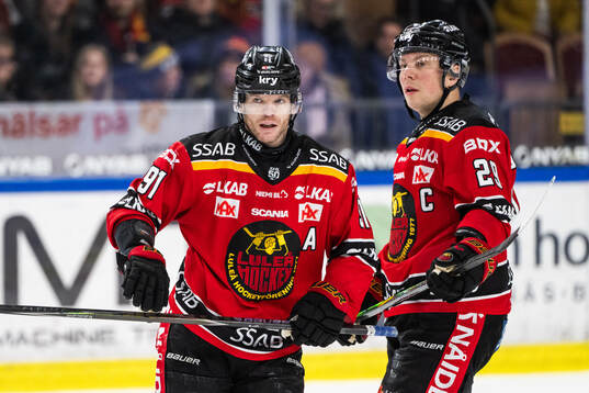 Luleås Brian O'Neill och Erik Gustafsson