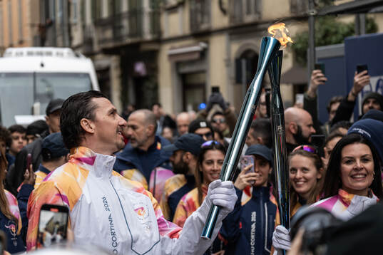 Former football player Zlatan Ibrahimovic of Sweden