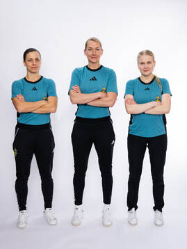 Domare Almira Spahic, Tess Olofsson och Alisa Levälampi