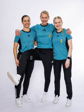 Domare Almira Spahic, Tess Olofsson och Alisa Levälampi