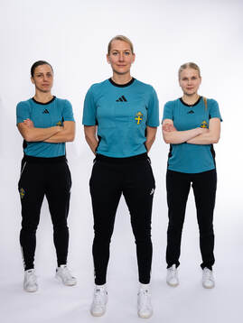 Domare Almira Spahic, Tess Olofsson och Alisa Levälampi