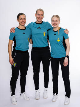Domare Almira Spahic, Tess Olofsson och Alisa Levälampi