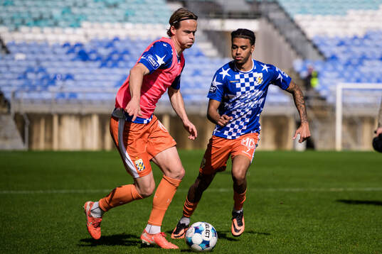 August Erlingmark and Sebastian Clemmensen of IFK Göteborg
