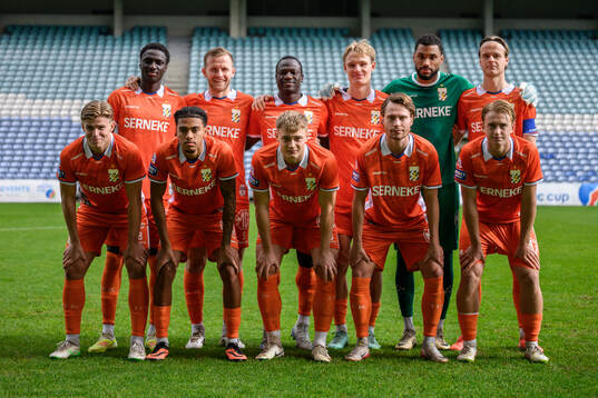 The starting eleven of IFK Göteborg