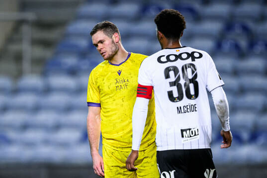 Jacob Bergström of Mjällby looks dejected