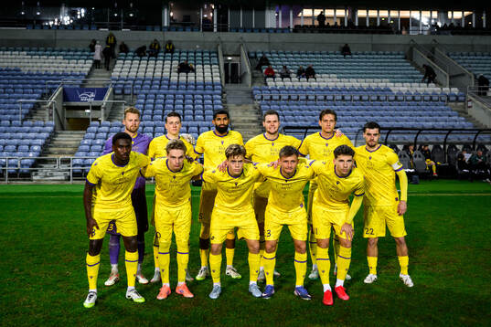 The starting eleven of Mjällby