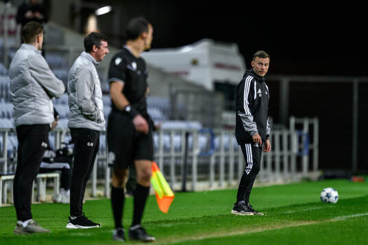 coach Alfred Johansson of Rosenborg
