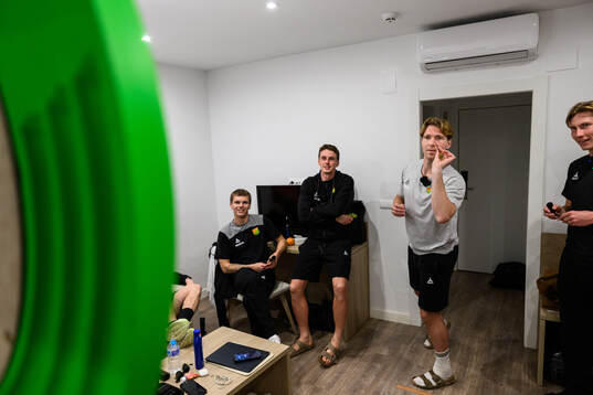 Lucas Hedlund, Oskar Ågren, August Wängberg och Robin