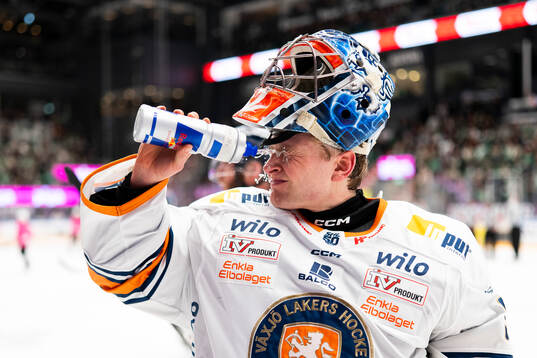 Växjös målvakt Ludvig Persson