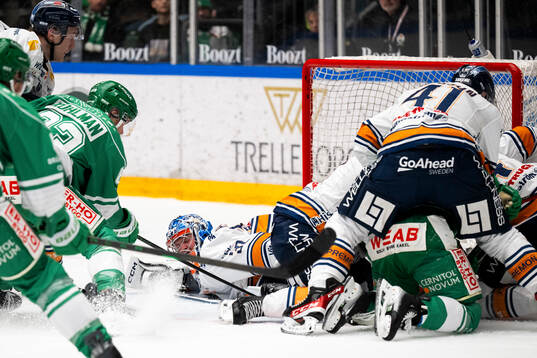 Växjös målvakt Ludvig Persson