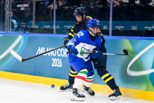 Thea Johansson of Sweden and Rebecca Roccella of Italy in