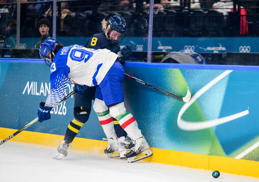 Hilda Svensson of Sweden and Nadia Mattivi of Italy in the