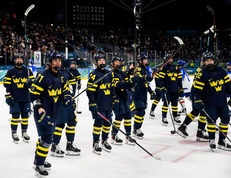 Anna Kjellbin, Ebba Hedqvist and Hanna Thuvik of Sweden