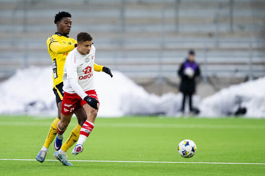 Elfsborgs Rufai Mohammed och Fredrikstads Henrik Skogvold