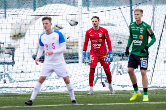 Varbergs målvakt Oscar Ekman