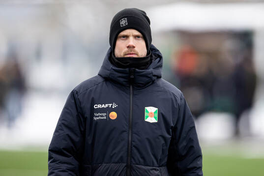 Varbergs tränare Victor Salwén