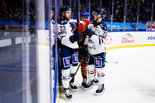 Linköpings Robin Kovacs och Djurgårdens Albin Grewe
