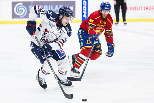 Linköpings Markus Ljungh och Djurgårdens Linus Klasen