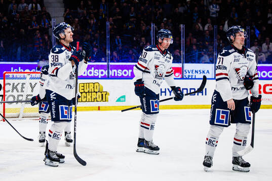 Linköpings Johan Södergran, David Bernhardt och Eskild