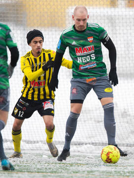 IFK Hässleholms Zidane Salo i träningsmatchen mellan IFK