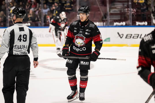 Malmö Redhawks Axel Sundberg deppar