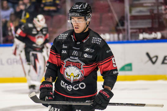 Malmö Redhawks Axel Sundberg deppar