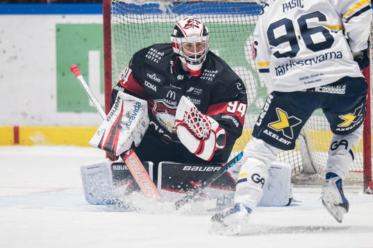 Malmö Redhawks målvakt Marek Langhamer