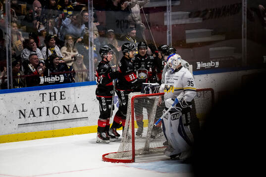 Under ishockeymatchen i SHL mellan Malmö Redhawks och HV71