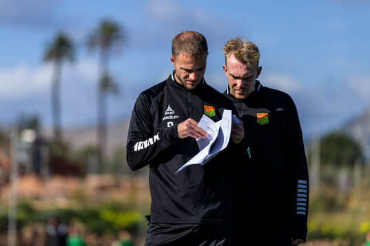 Gustav Lundgren and Robin Wendin Thomasson of GAIS